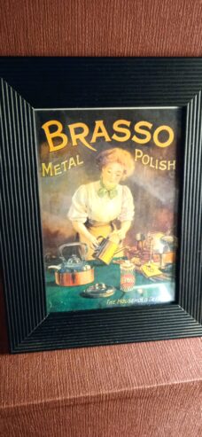 Impression de publicité vintage Brasso Metal Polish