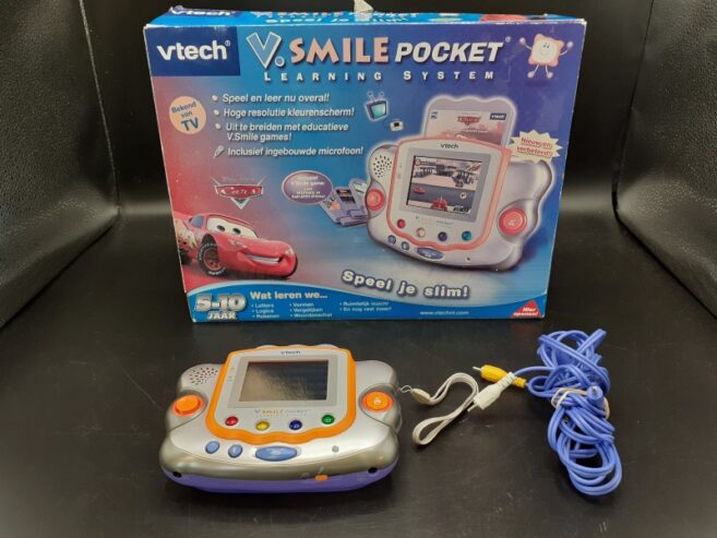 VTech V.Smile Pocket + 2 jeux + boite d’origine + manuel