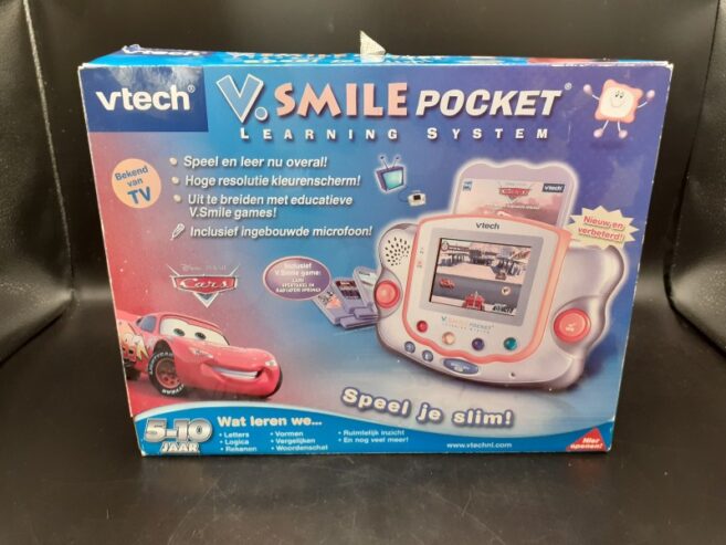 VTech V.Smile Pocket + 2 jeux + boite d’origine + manuel