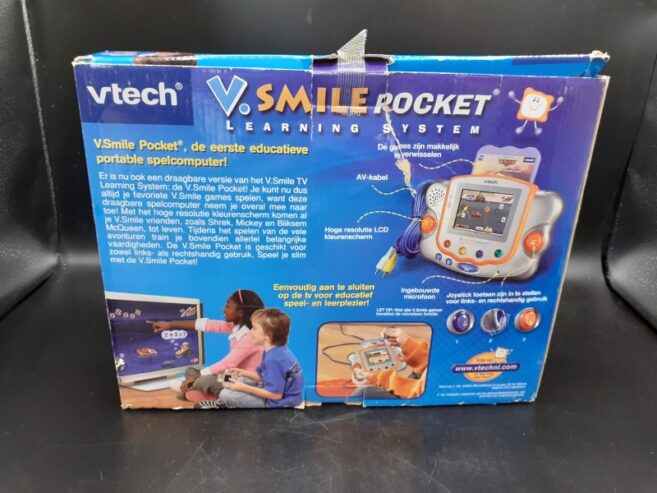 VTech V.Smile Pocket + 2 jeux + boite d’origine + manuel